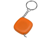 Брелок-рулетка «Block», 1м, оранжевый, пластик/металл
