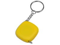 Брелок-рулетка «Block», 1м, желтый, пластик/металл
