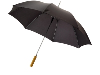 Зонт-трость «Lisa», черный, полиэстер/дерево/металл