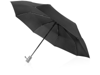 Зонт складной «Леньяно», черный/серебристый, эпонж/металл/пластик