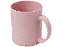 Чашка «Pecos», розовый, пшеничное соломенное волокно - 50%/ПП-пластик - 50%