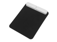 Коврик для мыши со встроенным USB-хабом «Plug», черный/белый, пластик/резина/полиэстер