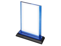 Награда «Line», прозрачный, синий, стекло