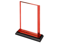 Награда «Line», прозрачный, красный, стекло