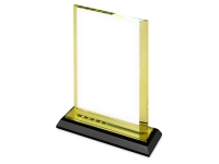 Награда «Line», прозрачный, желтый, стекло