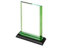 Награда «Line», прозрачный, зеленый, стекло