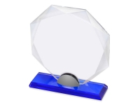 Награда «Diamond», прозрачный/синий, стекло/металл