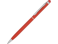 Ручка-стилус металлическая шариковая «Jucy Soft» soft-touch, красный, металл