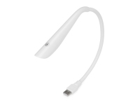 Портативная USB LED лампа «Bend», белый, пластик
