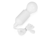 Портативная лампа на шнурке «Pulli», белый, пластик