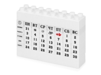 Календарь «Лего», белый, пластик
