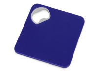 Подставка с открывалкой для кружки «Liso», черный/синий, пластик