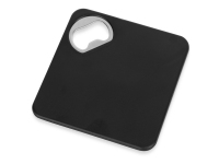 Подставка с открывалкой для кружки «Liso», черный, пластик