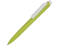 Ручка шариковая «ECO W» из пшеничной соломы, зеленое яблоко, переработанный пластик - 70%, пшеничное соломенное волокно - 30%