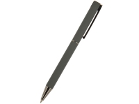 Ручка металлическая шариковая «Bergamo», серый, металл с покрытием silk-touch