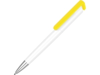 Ручка-подставка «Кипер», белый/желтый, пластик