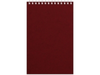 Бизнес - блокнот А5 «Office», бордовый, дизайнерский картон