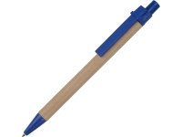 Ручка картонная шариковая «Эко 3.0», светло-коричневый/синий, картон/пластик