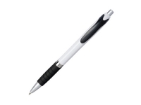Ручка пластиковая шариковая «Turbo», белый/черный, АБС-пластик