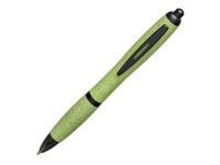 Ручка шариковая «Nash», зеленый, АБС-пластик/пшеничная солома