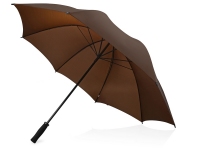 Зонт-трость «Yfke», коричневый/черный, полиэстер/металл/ЕВА
