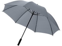 Зонт-трость «Yfke», серый/черный, полиэстер, стекловолокно, ЭВА