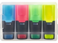 Набор текстовыделителей «Liqeo Highlighter Mini», черный/разноцветный, пластик