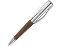 Ручка шариковая «Titan Wood», коричневый/серебристый, дерево, металл