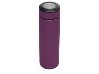 Термос «Confident» с покрытием soft-touch, фиолетовый/черный/серебристый, нержавеющая cталь