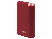 Внешний аккумулятор «Neo Alfa Cherry», 8000mAh, вишневый, пластик с покрытием soft-touch