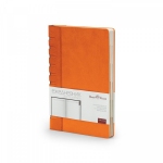 Ежедневник недатированный с индексами А5 «Bergamo», оранжевый, искусственная кожа