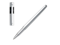 Ручка-роллер Ribbon Chrome, HUGO BOSS, латунь с хромированием, резина