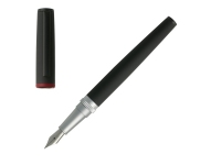 Ручка перьевая Gear Black, HUGO BOSS, латунь, матовый лак, краска металлик