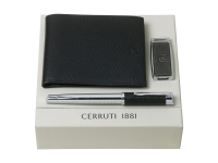 Подарочный набор: портмоне, USB-флешка на 16 Гб, ручка-роллер. Cerruti 1881