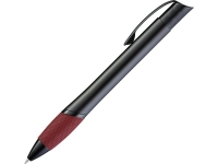 Ручка шариковая металлическая «Opera М», черный/темно-красный, металл, каучук