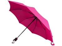 Зонт складной «Wali», фуксия, полиэстер/металл/стекловолокно/прорезиненный пластик