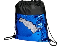 Рюкзак-мешок «Mermaid» с пайетками, черный/синий, нейлон