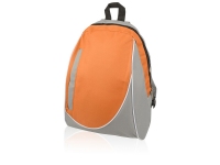 Рюкзак «Джек», серый/оранжевый, полиэстер 600D