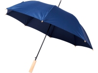 Зонт-трость «Alina», темно-синий, эпонж полиэстер из переработанного ПЭТ-пластика