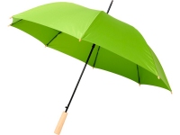 Зонт-трость «Alina», лайм, эпонж полиэстер из переработанного ПЭТ-пластика
