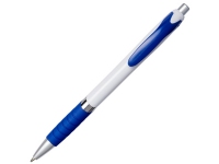 Ручка пластиковая шариковая «Turbo», белый/синий/серебристый