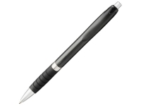 Ручка пластиковая шариковая «Turbo», черный/серебристый, АБС пластик