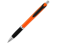 Ручка пластиковая шариковая «Turbo», оранжевый/черный/серебристый, АБС пластик