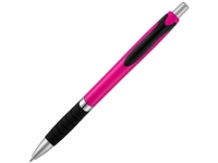 Ручка пластиковая шариковая «Turbo», фуксия/черный/серебристый, АБС пластик