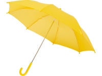 Зонт-трость «Nina» детский, желтый, купол- полиэстер, каркас-сталь, спицы- стекловолокно, ручка-пластик