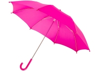 Зонт-трость «Nina» детский, фуксия, купол- полиэстер, каркас-сталь, спицы- стекловолокно, ручка-пластик