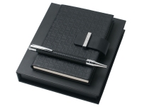 Подарочный набор Uuuu Homme: ручка шариковая, блокнот А6, Ungaro, ручка- латунь, блокнот- бумага/PU