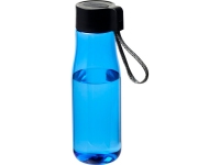 Бутылка спортивная «Ara» с зарядным кабелем, синий, тритан