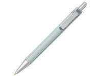 Ручка шариковая «Tidore» из пшеничной соломы, светло-синий/серебристый, пшеничная солома/АБС пластик