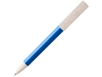 Ручка-подставка шариковая «Medan» из пшеничной соломы, синий, пшеничная солома/АБС пластик